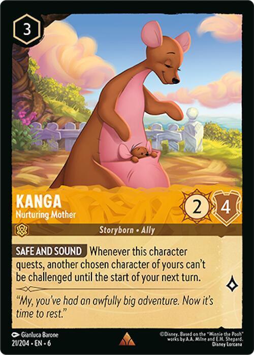 Set 6 021/204 Kanga - Nurturing Mother R