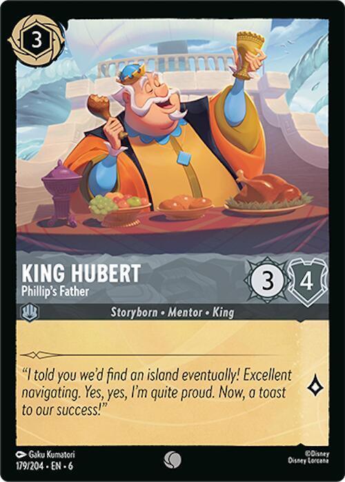 [Foil] Set 6 179/204 King Hubert - Phillip's Father C
