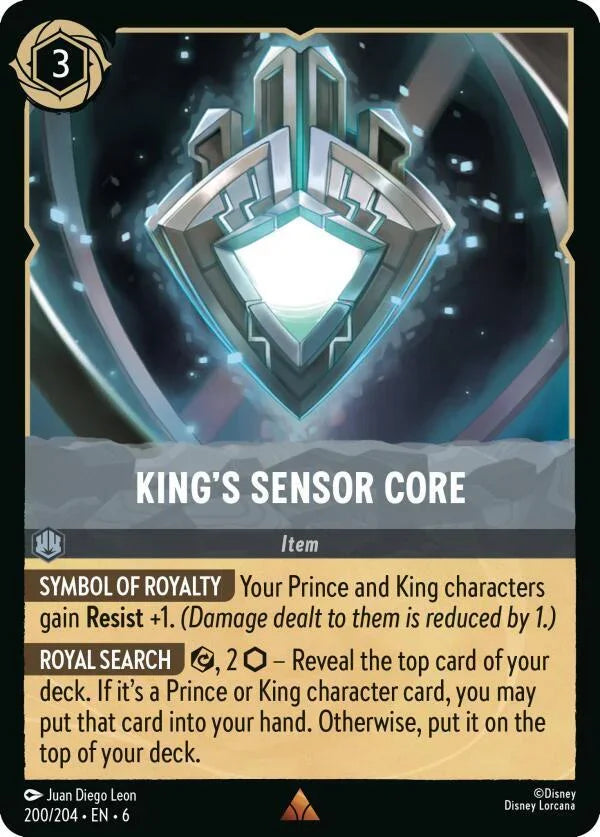 [Foil] Set 6 200/204 King's Sensor Core R