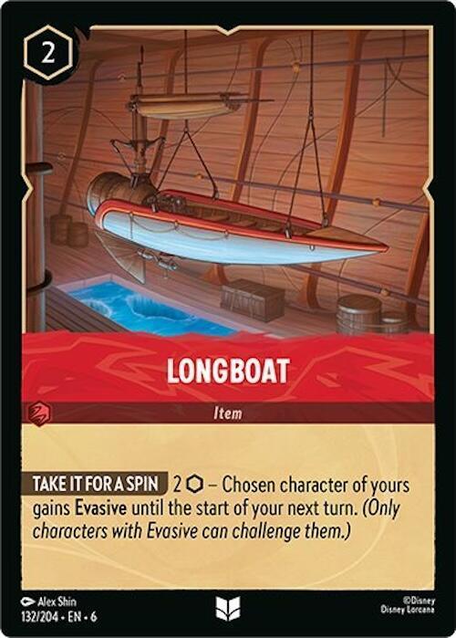 Set 6 132/204 Longboat U