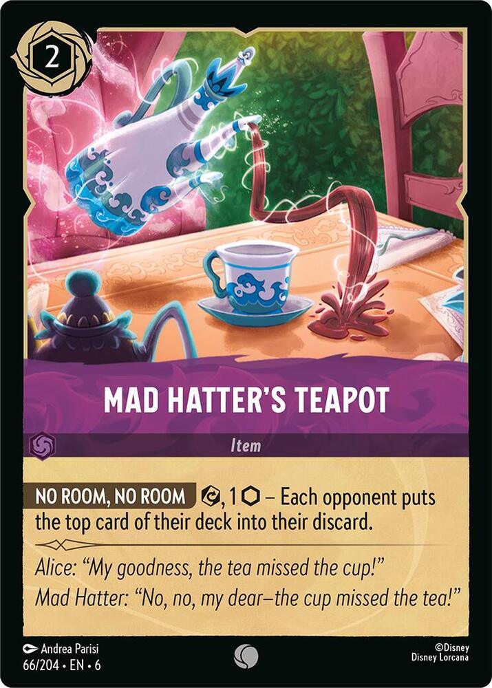 [Foil] Set 6 066/204 Mad Hatter's Teapot C