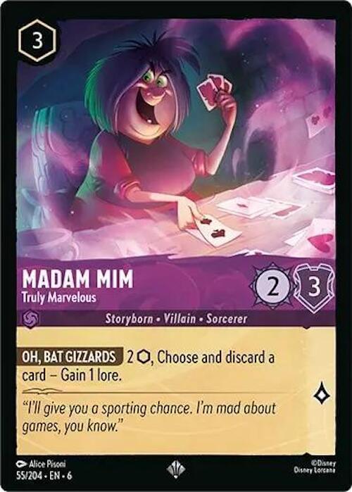 Set 6 055/204 Madam Mim - Truly Marvelous SR