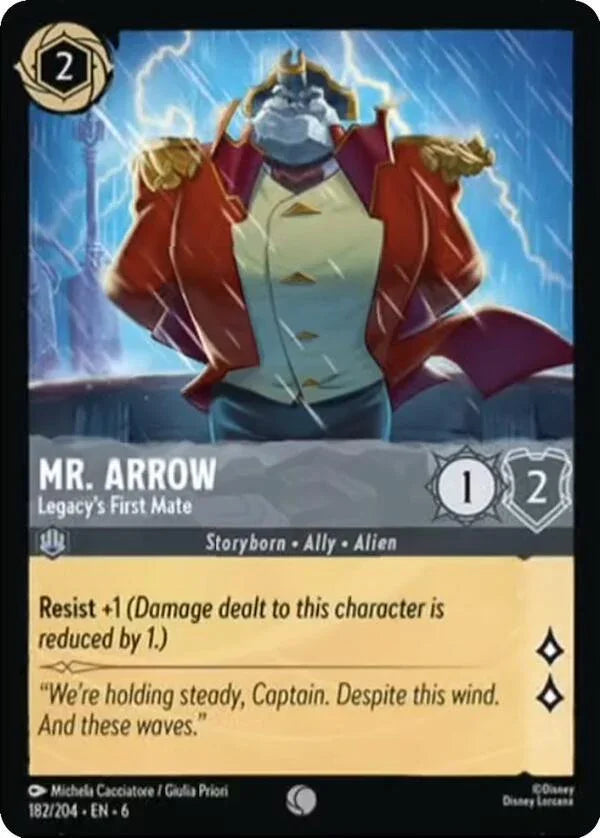 [Foil] Set 6 182/204 Mr. Arrow - Legacy's First Mate C