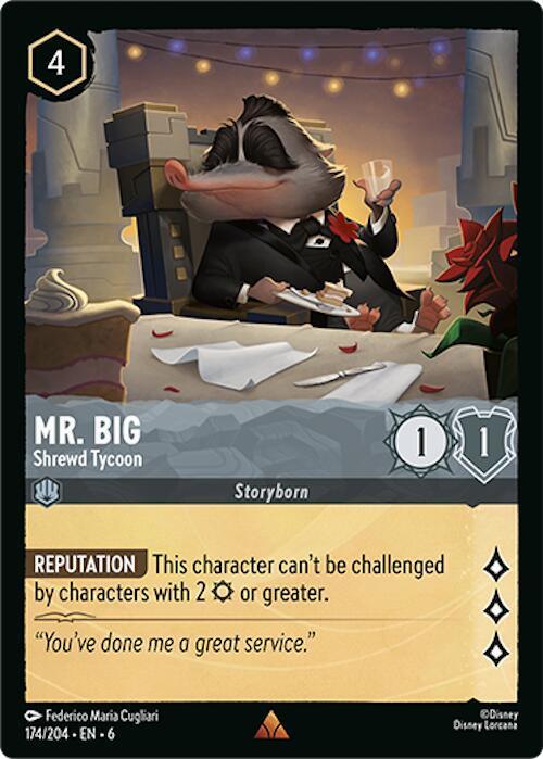 Set 6 174/204 Mr. Big - Shrewd Tycoon R