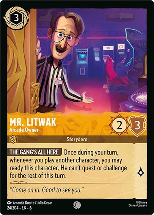 Set 6 024/204 Mr. Litwak - Arcade Owner C