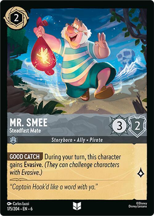[Foil] Set 6 175/204 Mr. Smee - Steadfast Mate U