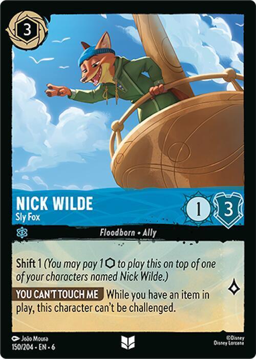 [Foil] Set 6 150/204 Nick Wilde - Sly Fox U