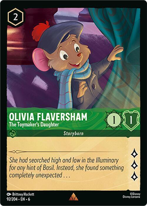 [Foil] Set 6 092/204 Olivia Flaversham - The Toymaker's Daughter R