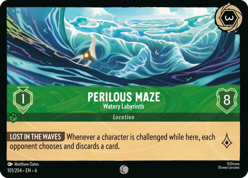 [Foil] Set 6 101/204 Perilous Maze - Watery Labyrinth C