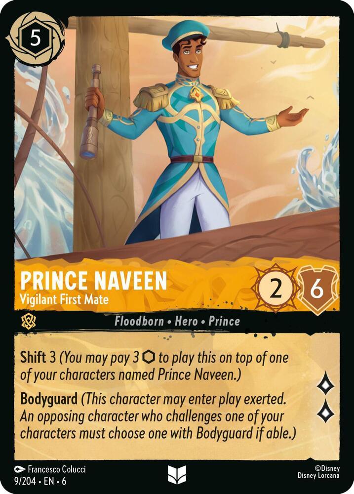 Set 6 009/204 Prince Naveen - Vigilant First Mate U