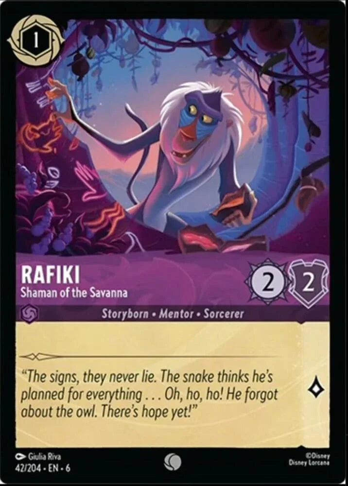 Set 6 042/204 Rafiki - Shaman of the Savanna C