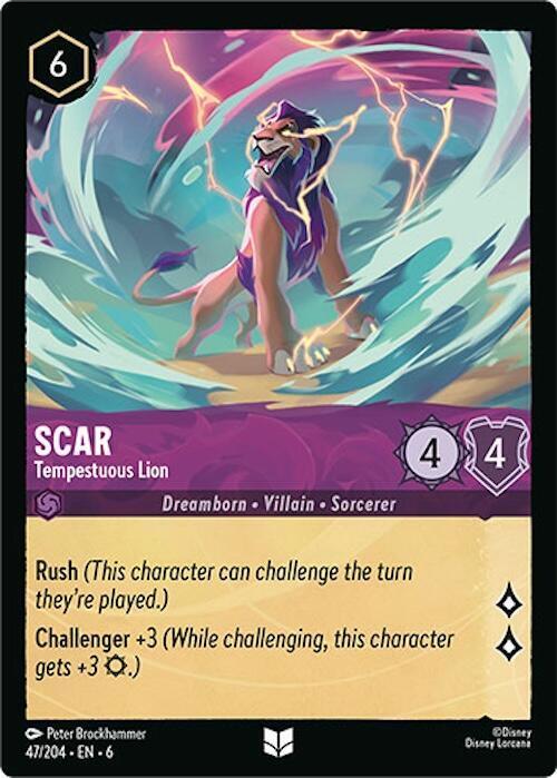 [Foil] Set 6 047/204 Scar - Tempestuous Lion U