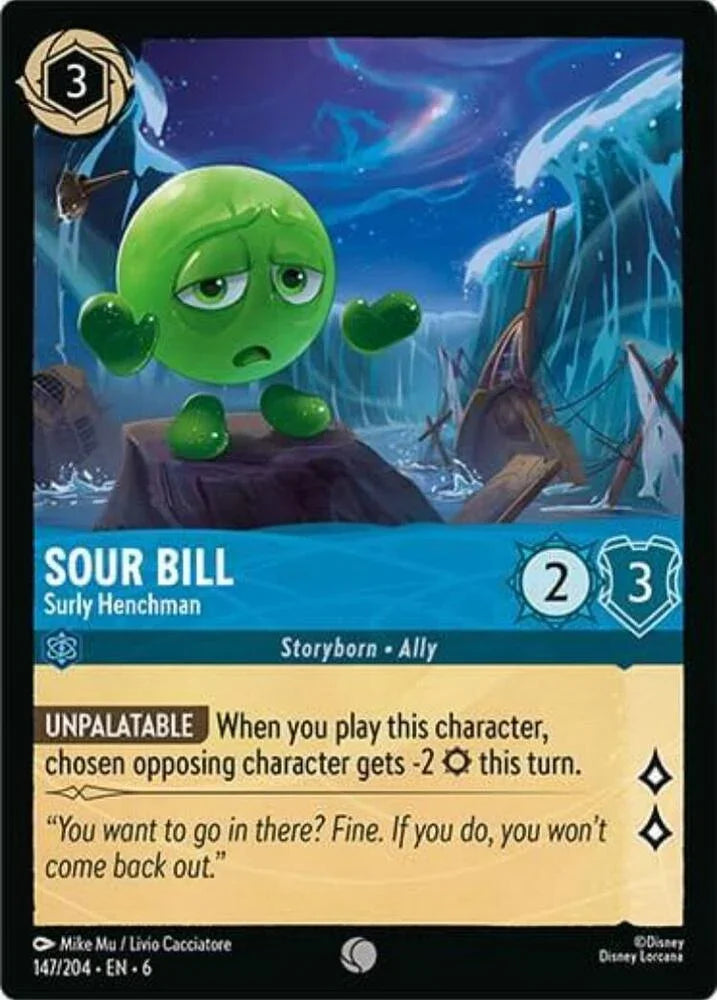 [Foil] Set 6 147/204 Sour Bill - Surly Henchman C