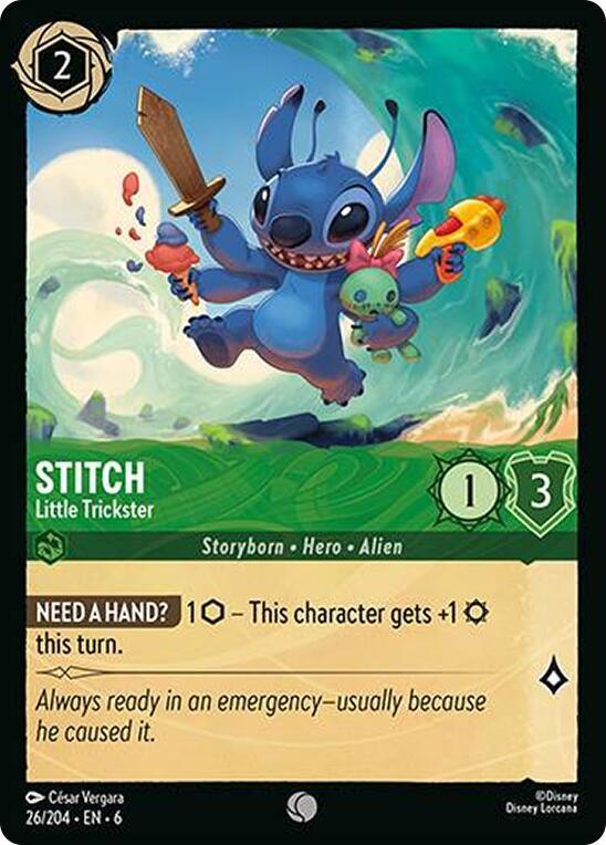 Set 6 026/204 Stitch - Little Trickster C