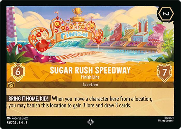 Set 6 035/204 Sugar Rush Speedway - Finish Line SR