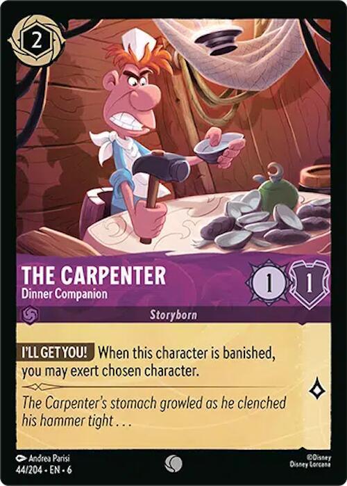 Set 6 044/204 The Carpenter - Dinner Companion C