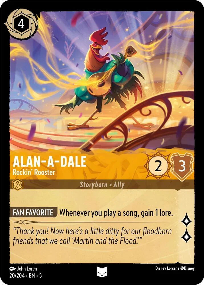Set 5 020/204 Alan-A-Dale - Rockin' Rooster U