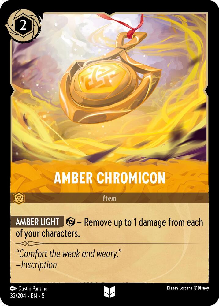 [Foil] Set 5 032/204 Amber Chromicon U