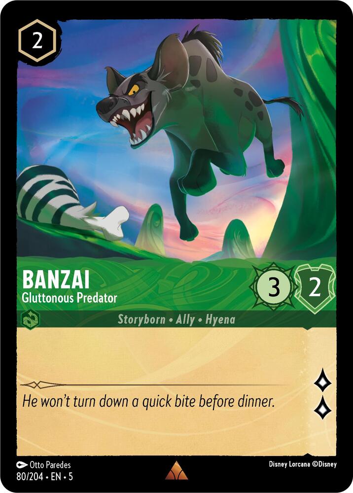 [Foil] Set 5 080/204 Banzai - Gluttonous Predator R