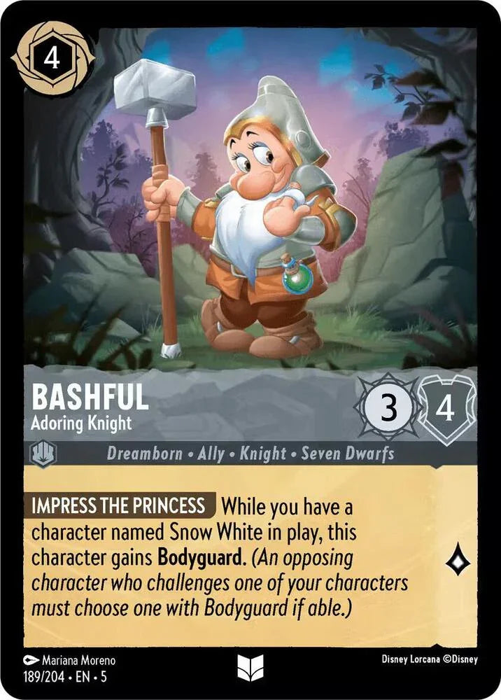 Set 5 189/204 Bashful - Adoring Knight U