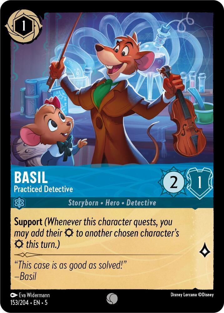 Set 5 153/204 Basil - Practiced Detective C