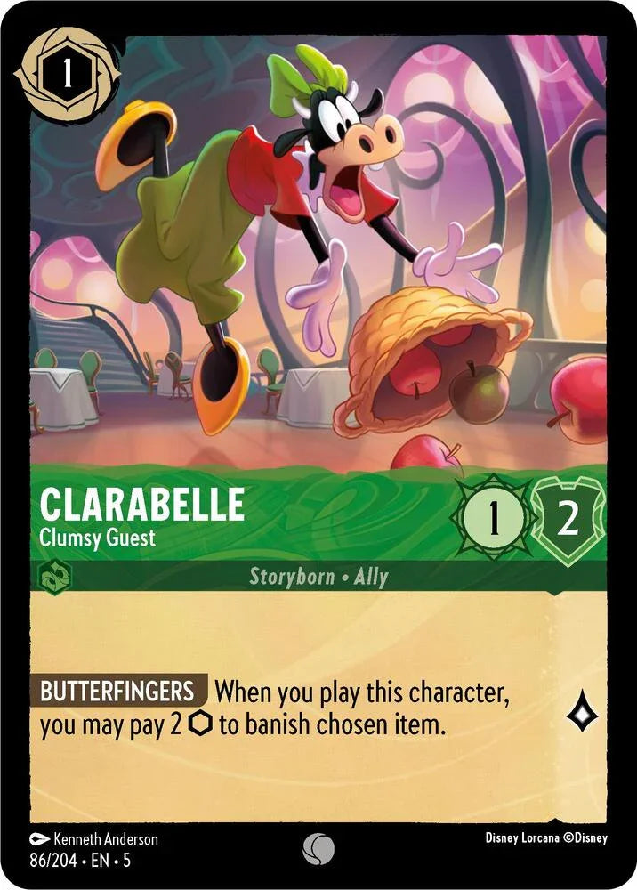 Set 5 086/204 Clarabelle - Clumsy Guest C
