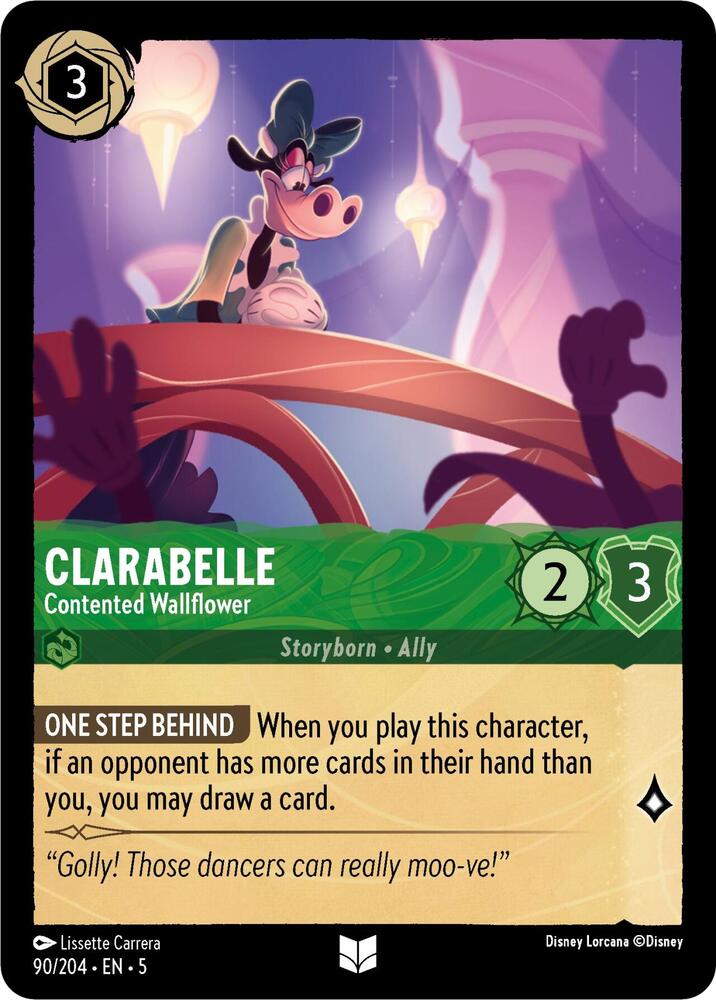 [Foil] Set 5 090/204 Clarabelle - Contented Wallflower U