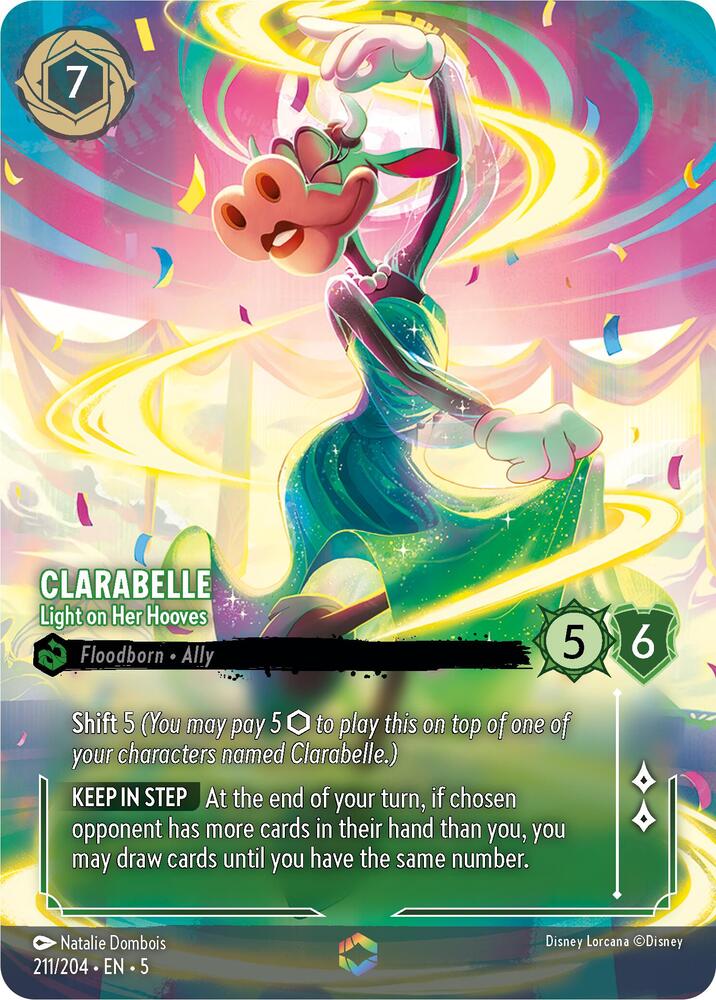 Set 5 211/204 Clarabelle - Light on Her Hooves (Enchanted) E