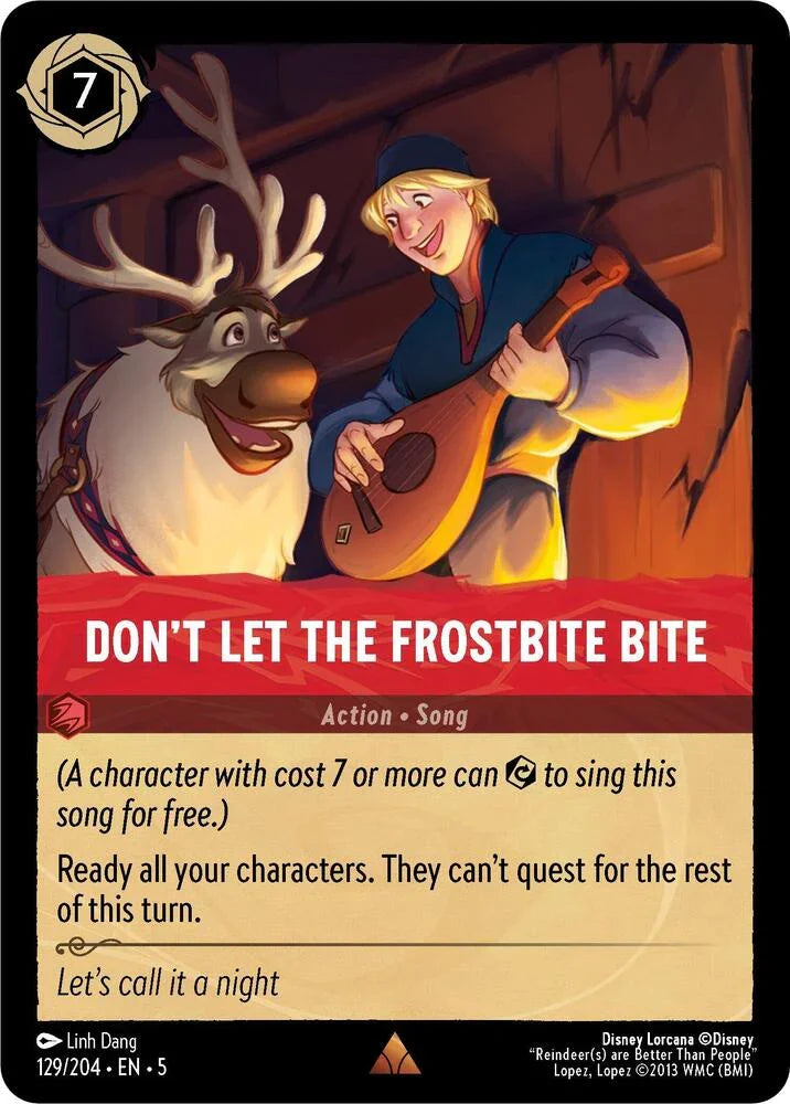Set 5 129/204 Don't Let the Frostbite Bite R