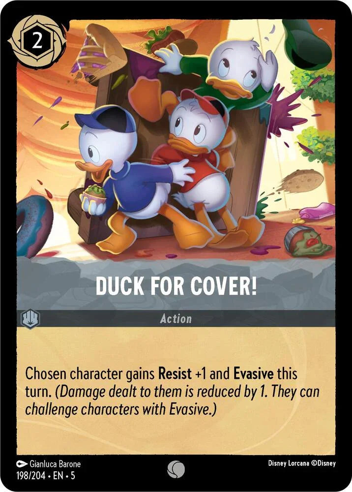 Set 5 198/204 Duck for Cover! C