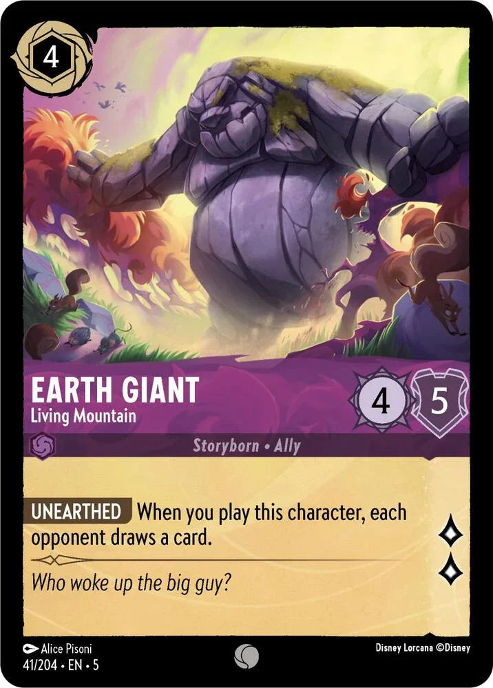 Set 5 041/204 Earth Giant - Living Mountain C