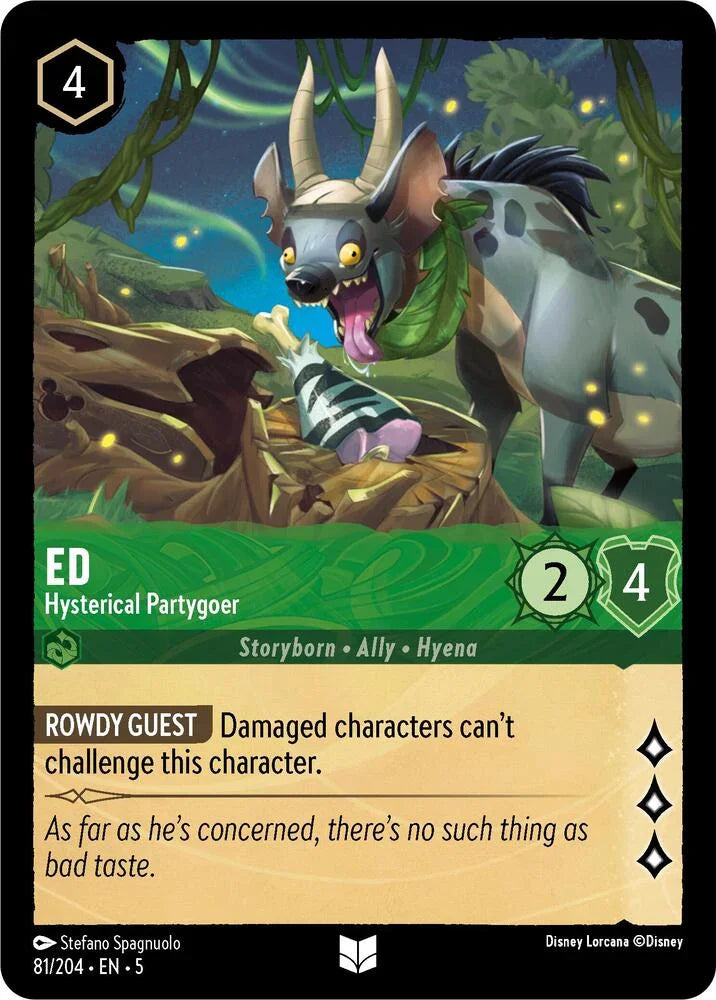 Set 5 081/204 Ed - Hysterical Partygoer U