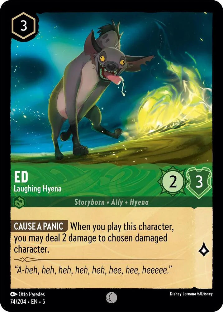 Set 5 074/204 Ed - Laughing Hyena C