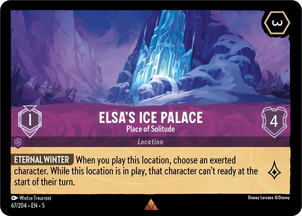 [Foil] Set 5 067/204 Elsa's Ice Palace - Place of Solitude R