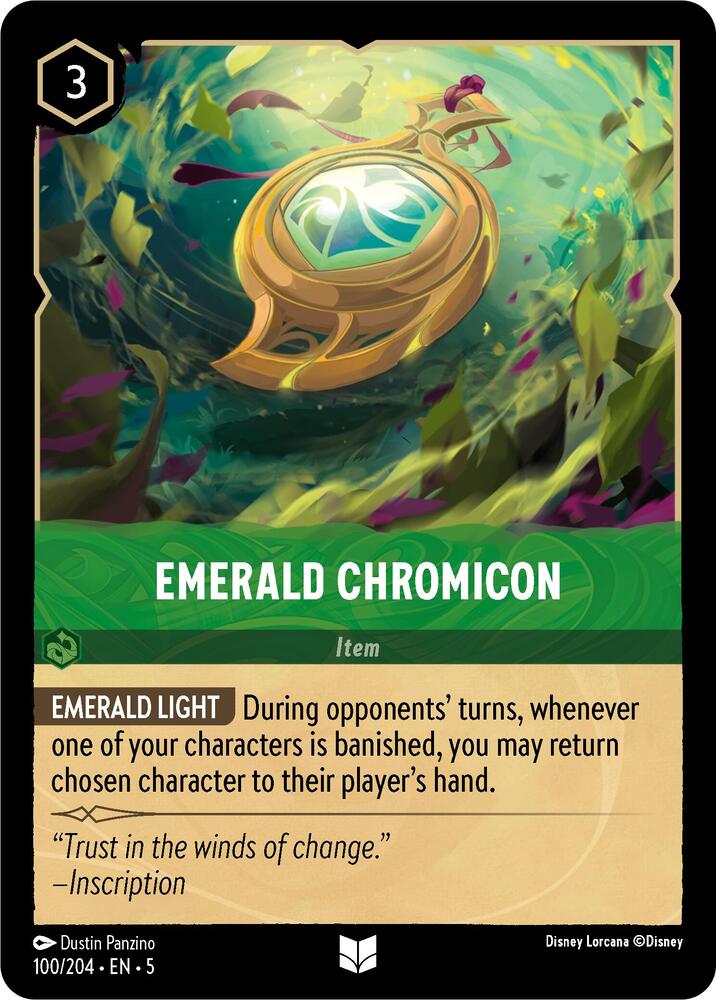[Foil] Set 5 100/204 Emerald Chromicon U
