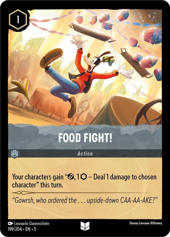 Set 5 199/204 Food Fight! U