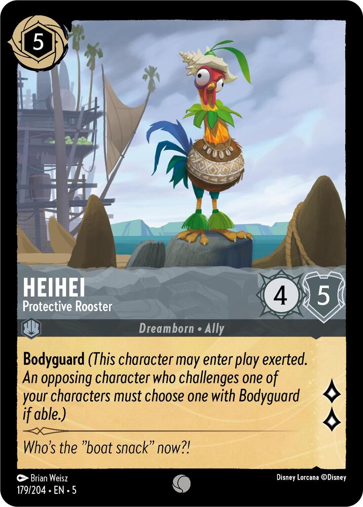 [Foil] Set 5 179/204 HeiHei - Protective Rooster C
