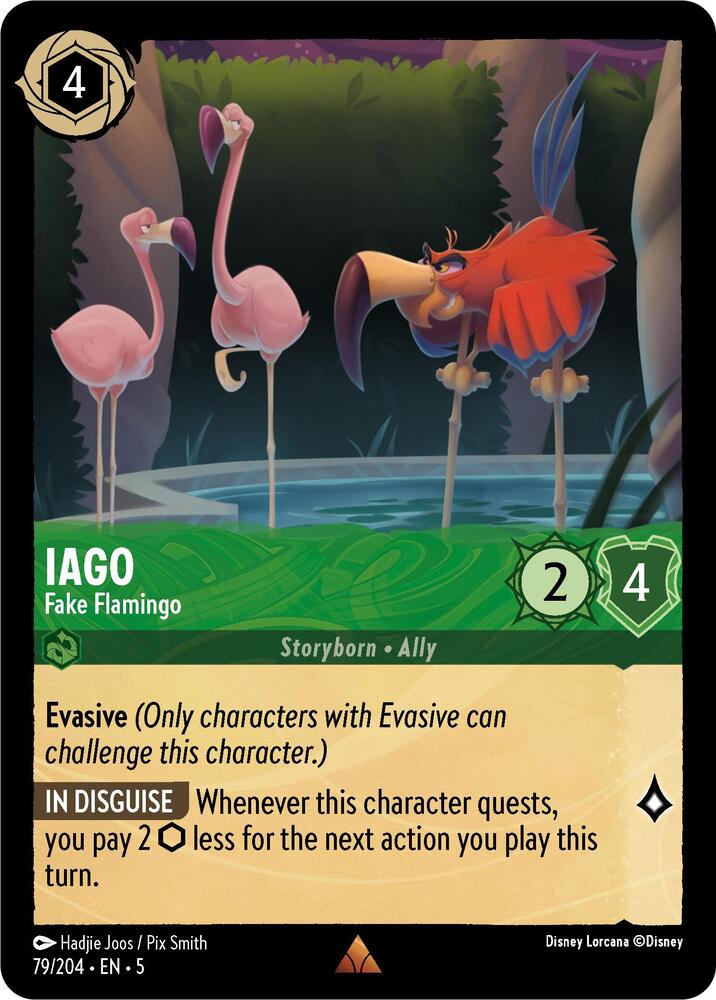 [Foil] Set 5 079/204 Iago - Fake Flamingo R