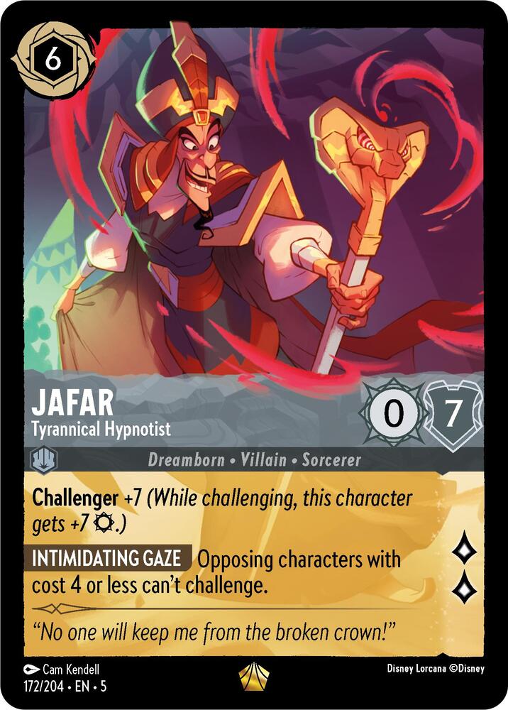 Set 5 172/204 Jafar - Tyrannical Hypnotist L