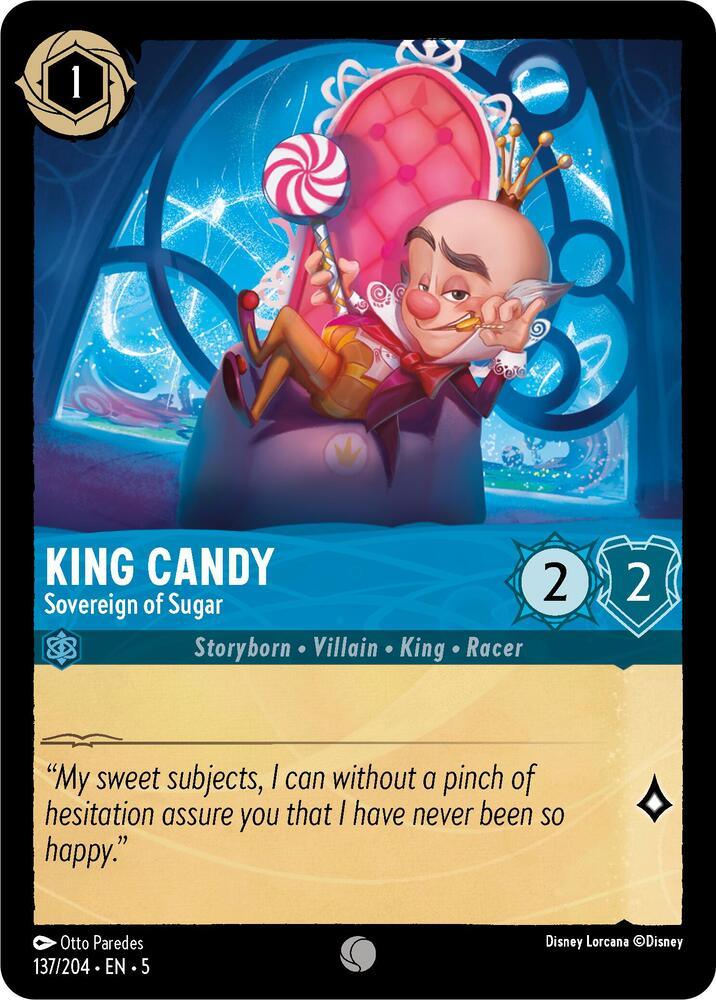 Set 5 137/204 King Candy - Sovereign of Sugar C