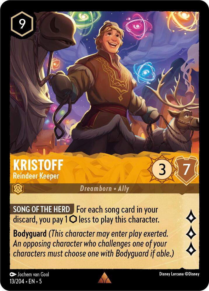 [Foil] Set 5 013/204 Kristoff - Reindeer Keeper R