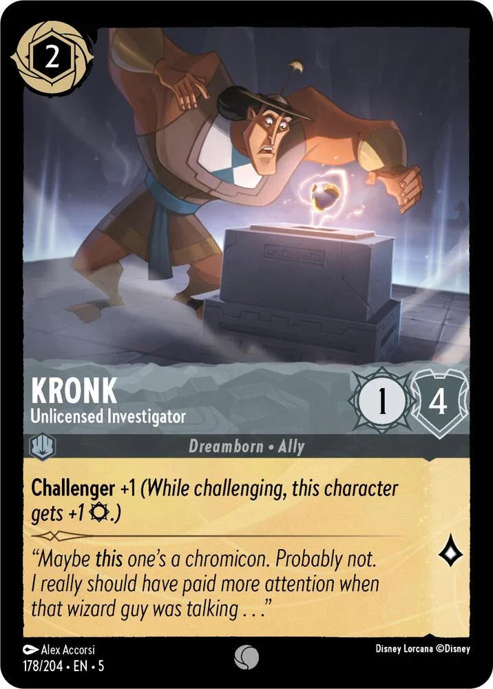 Set 5 178/204 Kronk - Unlicensed Investigator C
