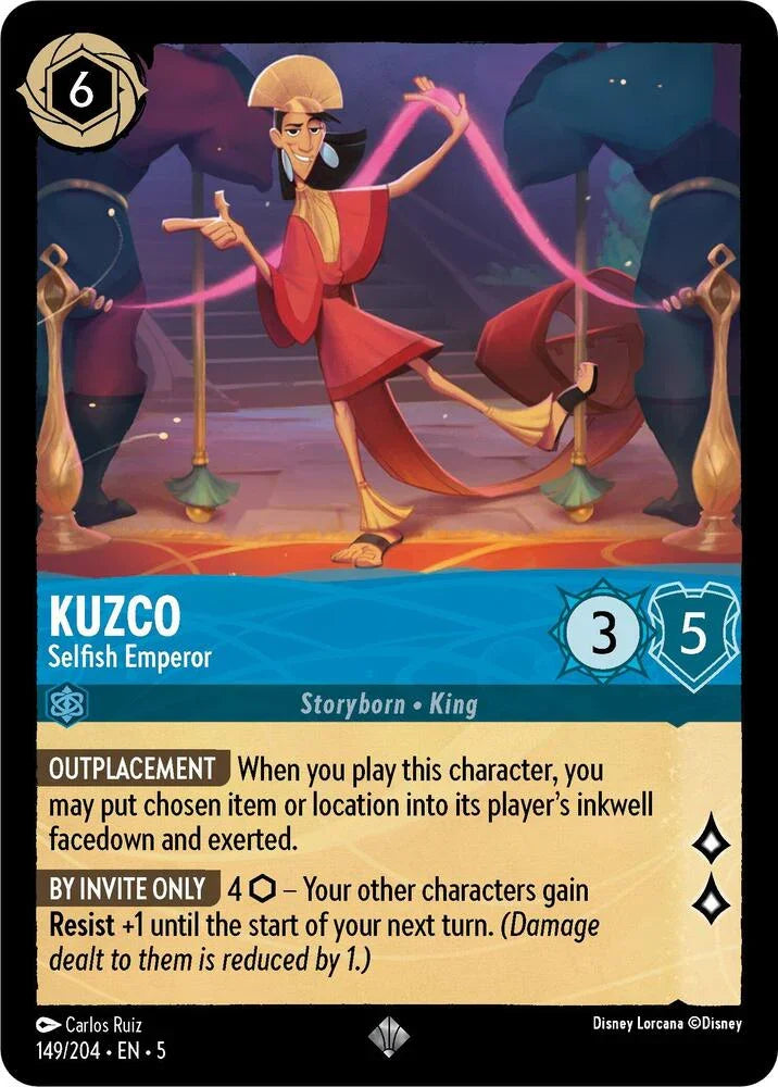 Set 5 149/204 Kuzco - Selfish Emperor SR