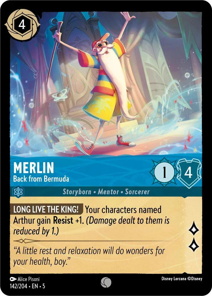 Set 5 142/204 Merlin - Back from Bermuda C