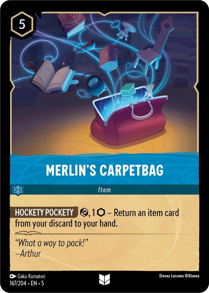 [Foil] Set 5 167/204 Merlin's Carpetbag U