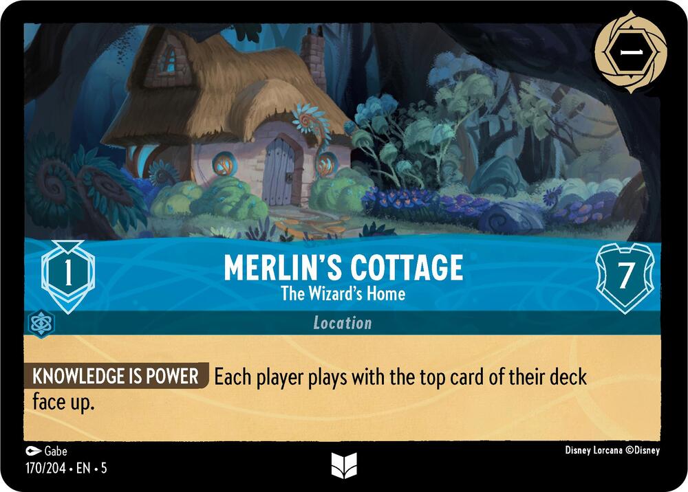 [Foil] Set 5 170/204 Merlin's Cottage - The Wizard's Home U