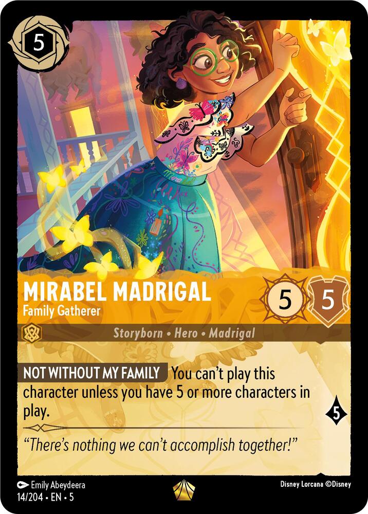 [Foil] Set 5 014/204 Mirabel Madrigal - Family Gatherer L
