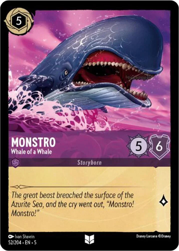 Set 5 052/204 Monstro - Whale of a Whale U