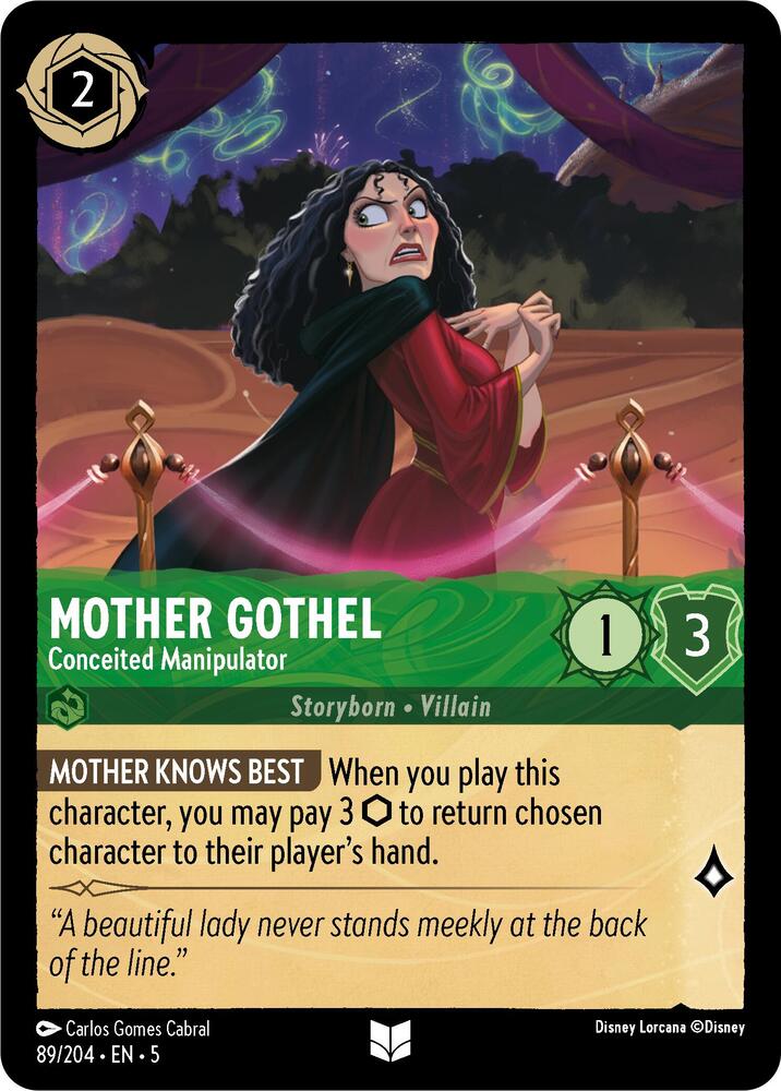 [Foil] Set 5 089/204 Mother Gothel - Conceited Manipulator U