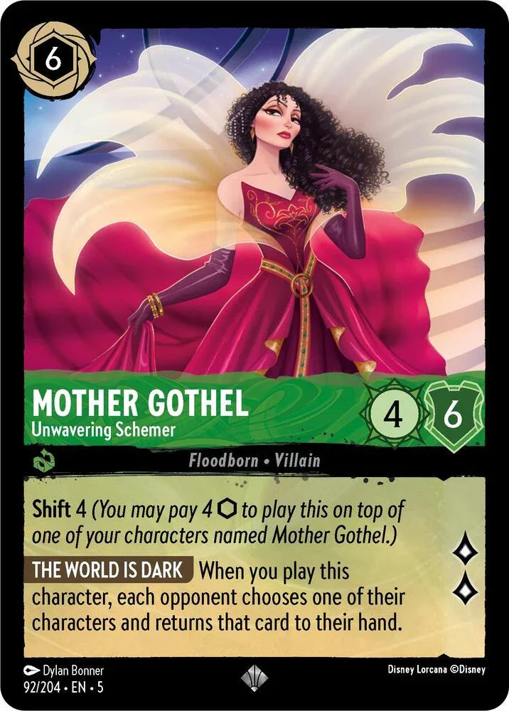 Set 5 092/204 Mother Gothel - Unwavering Schemer SR